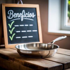 Beneficios de las sartenes de acero inoxidable