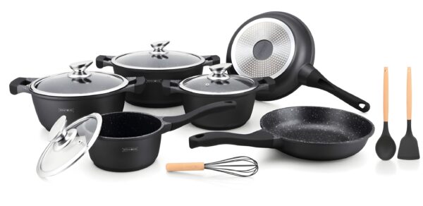 Batería de cocina negra