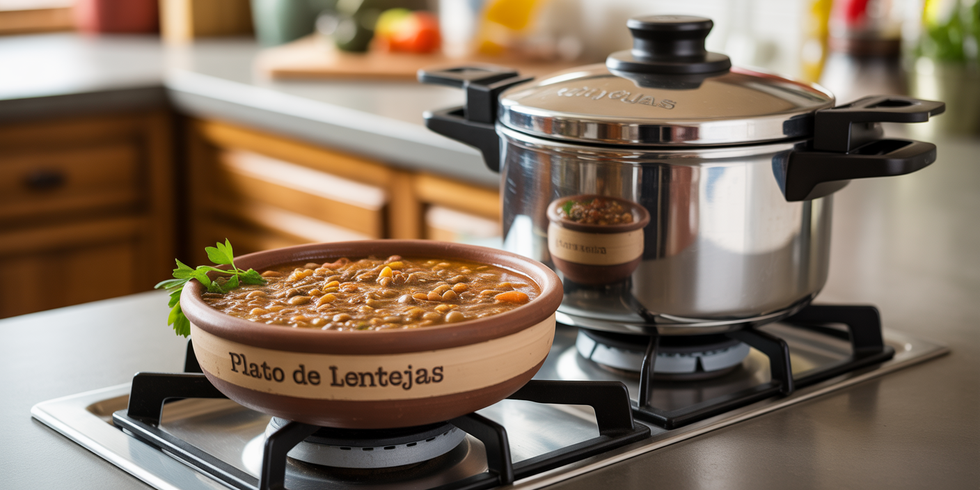 lentejas en olla exprés