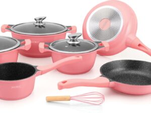 Batería de cocina rosa Royalty Line