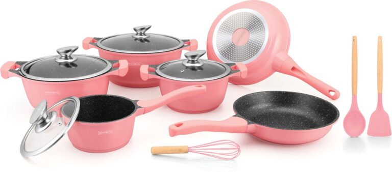 Batería de cocina rosa Royalty Line
