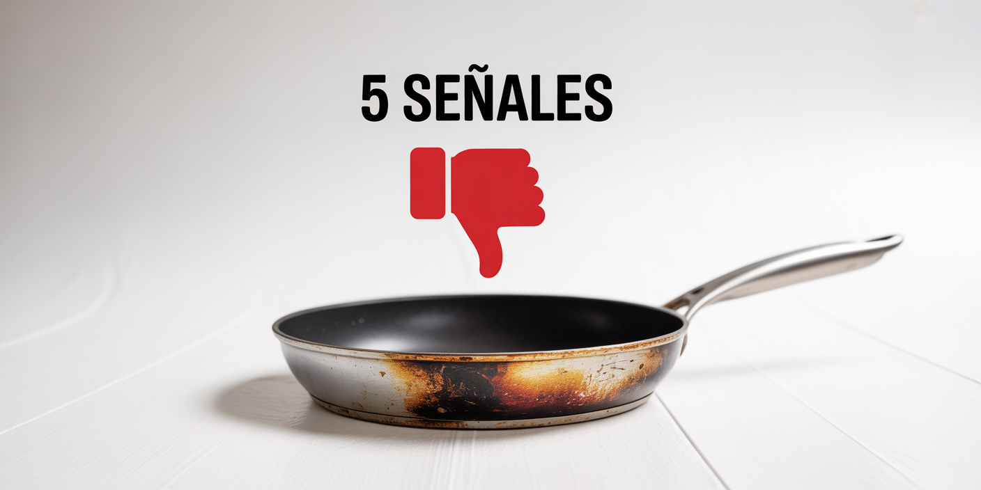 sarten en mal estado