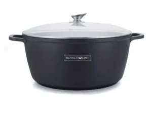 cacerola grande con tapa de cristal